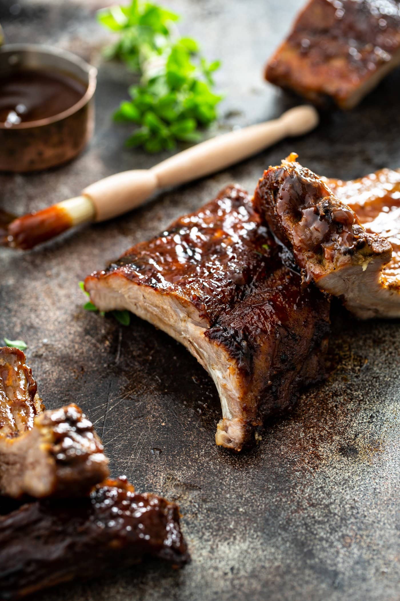 Grilled BBQ Baby Back Ribs Recipe Oh Sweet Basil
