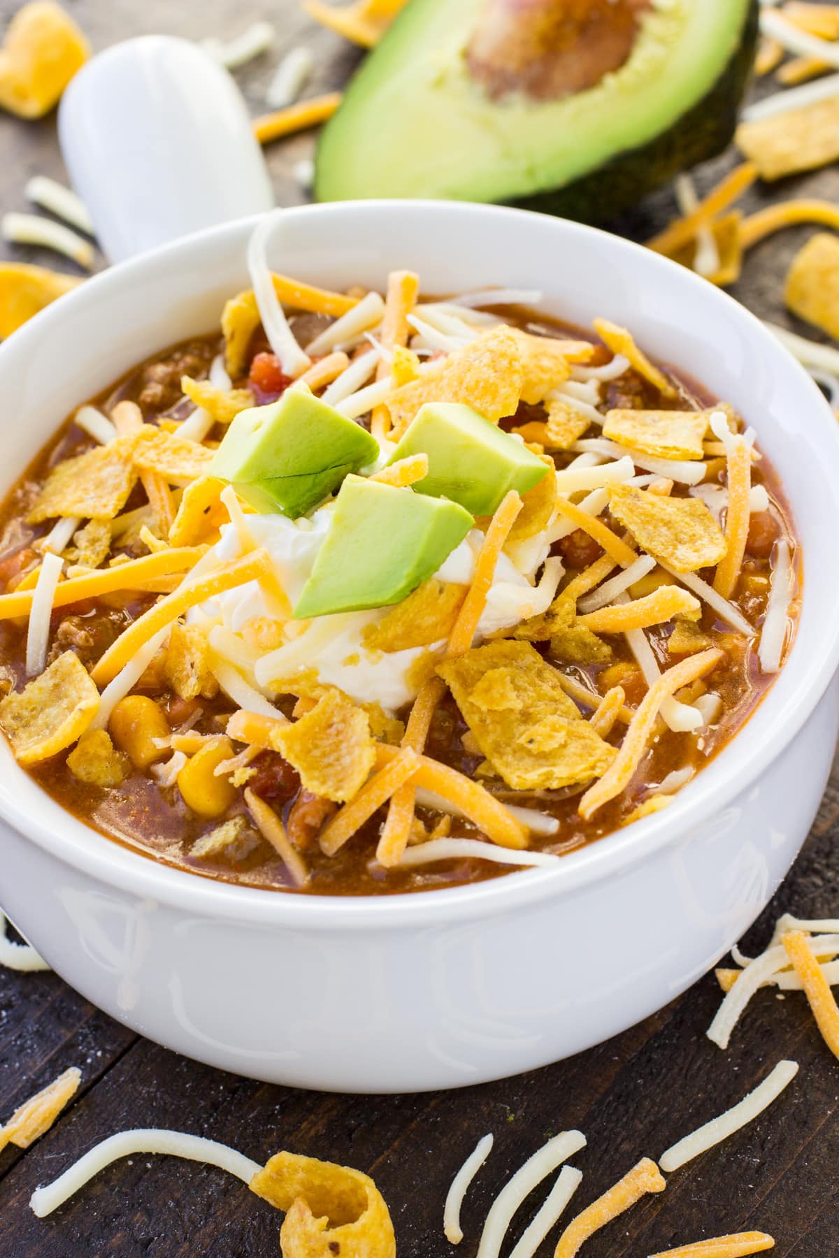 Taco Soup Recipe (Instant Pot or Slow Cooker!) Oh Sweet Basil