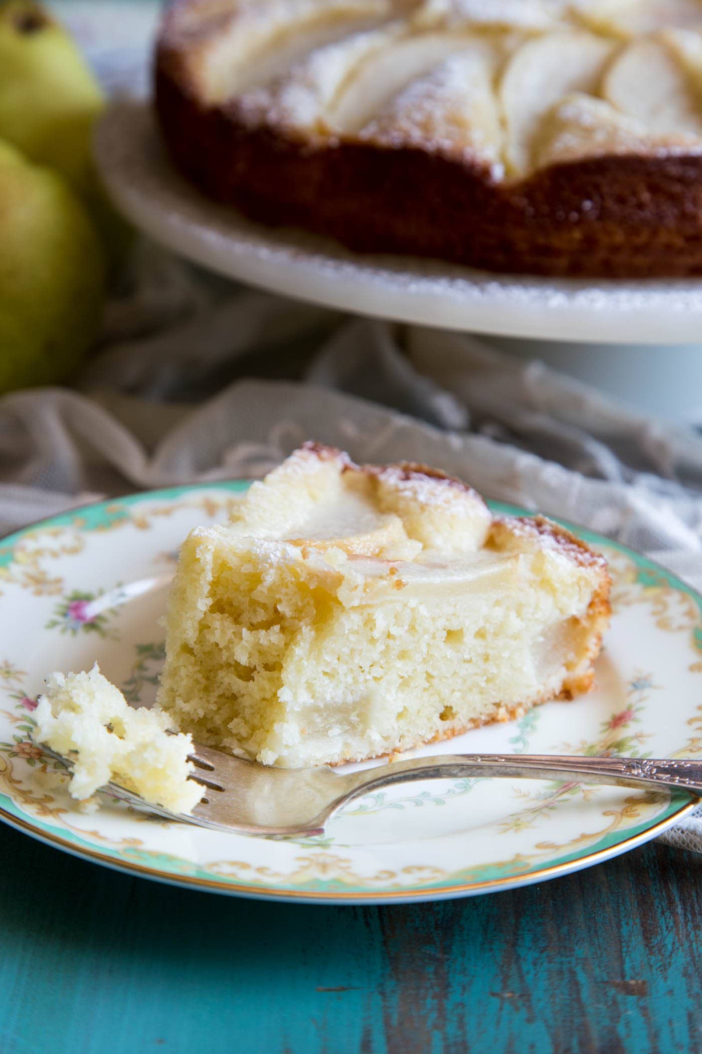 Italian Pear Cake Oh Sweet Basil