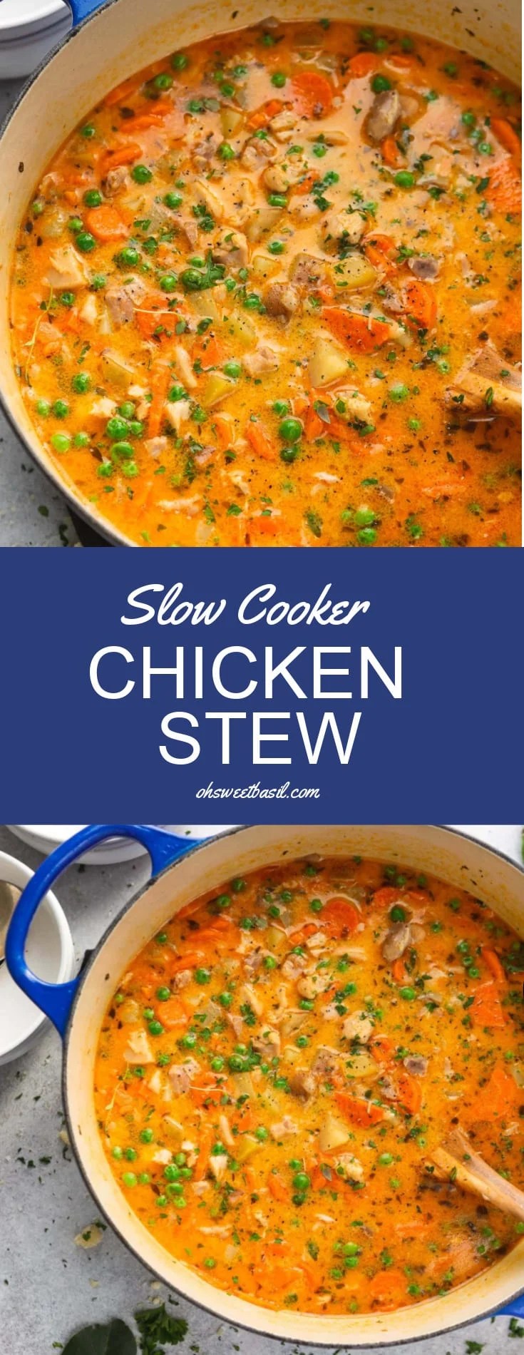 Slow Cooker Chicken Stew Oh Sweet Basil