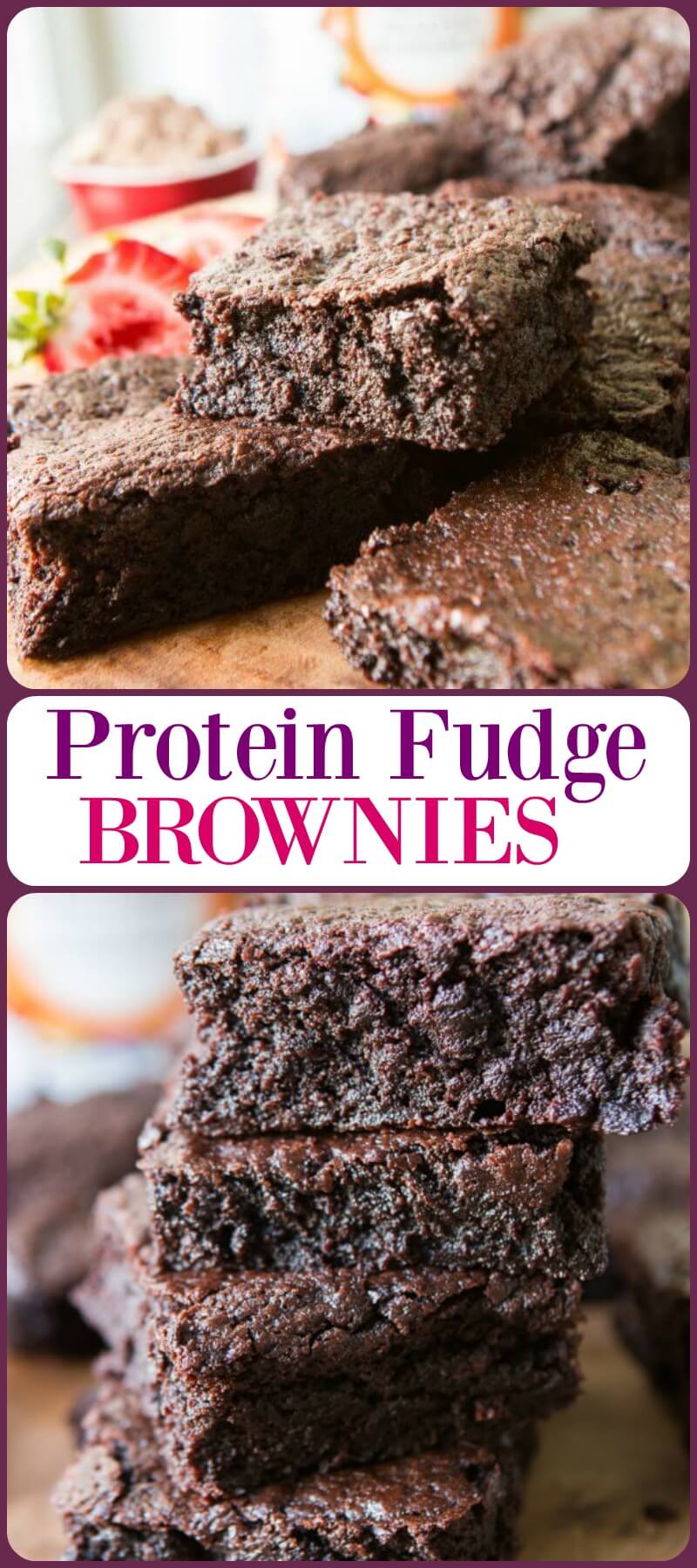 Protein Fudge Brownies Oh Sweet Basil