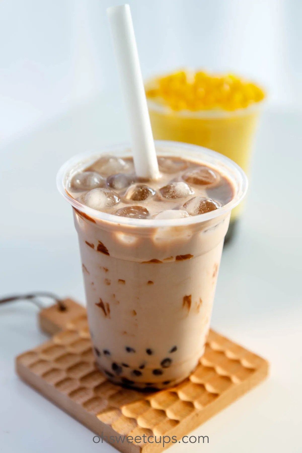 Chocolate Boba Easy dirty Coco Boba Oh Sweet cups