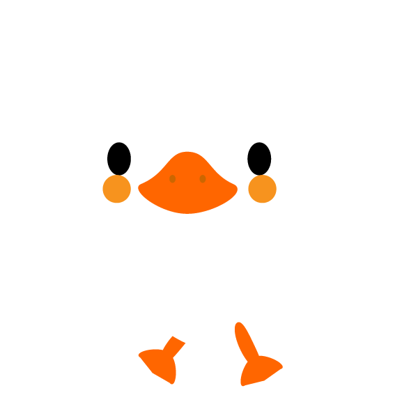 アヒルイラスト - No: 951978／無料イラストなら「イラストAc」 縁無しでかわいいアヒルの無料イラスト・商用フリー | オイデ43