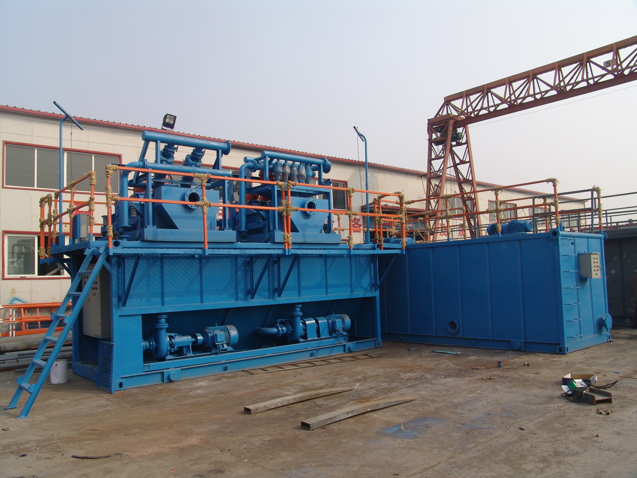 Complete mud tank system Mud Solids Control Equipment