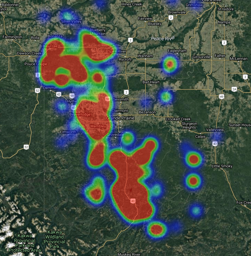 Grande Prairie Alberta Oil and Gas Oil Gas Leads
