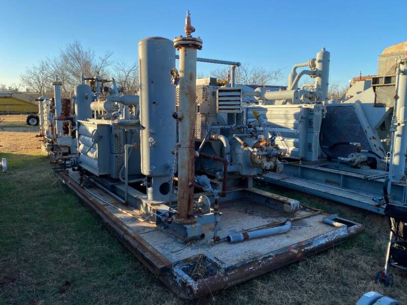 Natural Gas Compressor DPC 60 Ajax For Sale Oil Patch Surplus