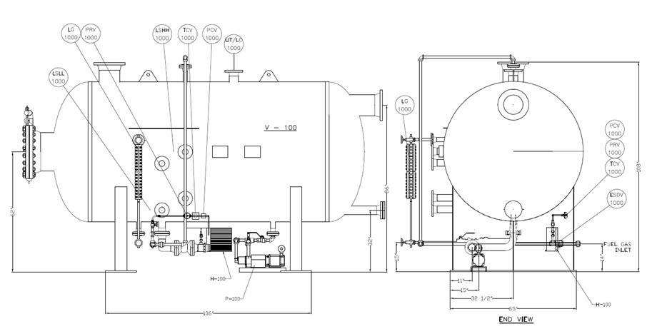 OilPro » Product Line » Flare Knockout Drums