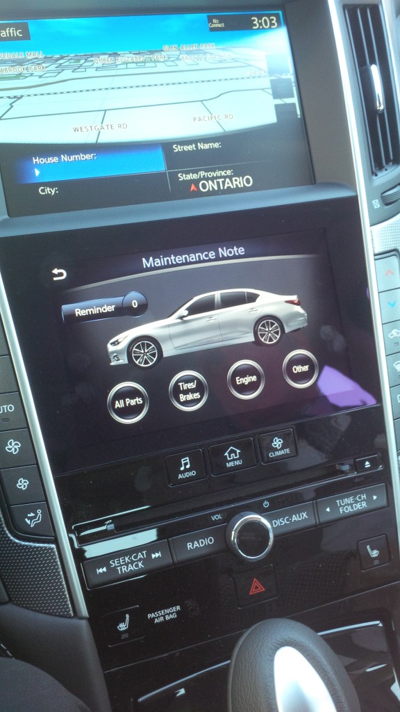Oil Reset » Blog Archive » 2014 Infiniti Q50 Maintenance