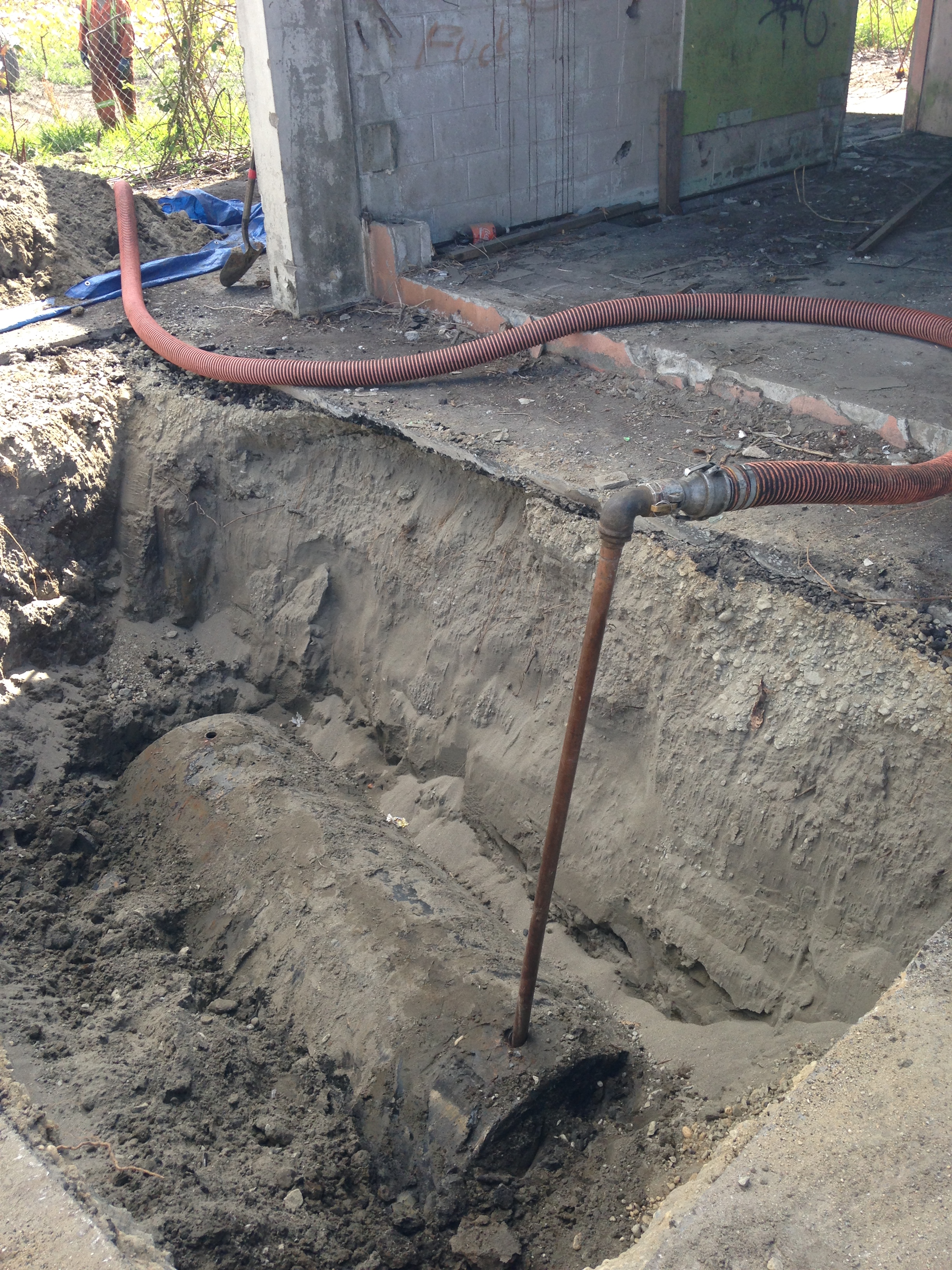 Pumping Oil Tank Removal Oil Tank Detection Soil Remediation