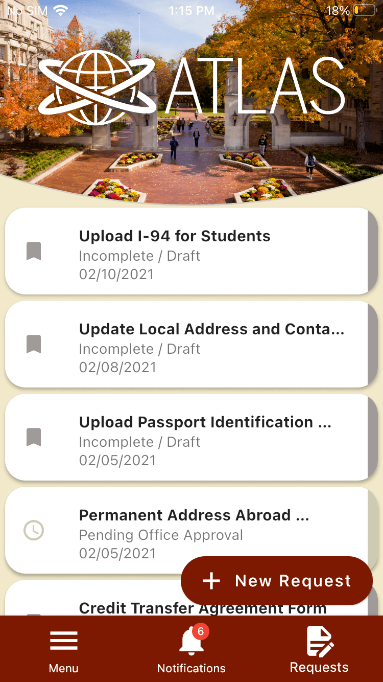 Using ATLAS Office of International Services Indiana University