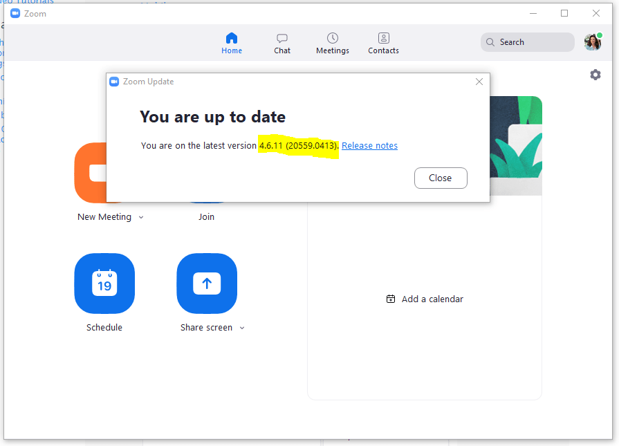 How to make sure you’re on the newest version of Zoom CAES Office of