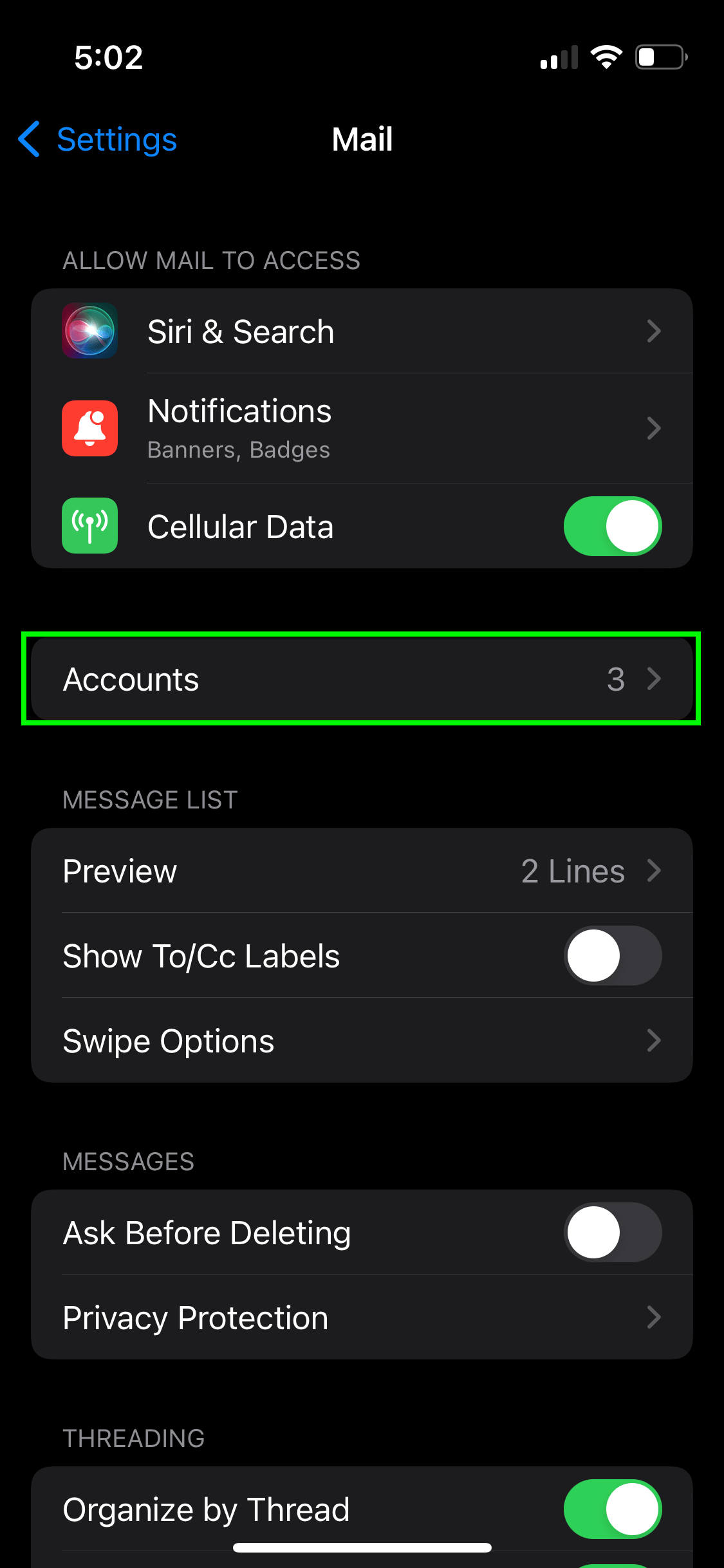 Exchange Online Configure Apple Mail on iOS Office of Information