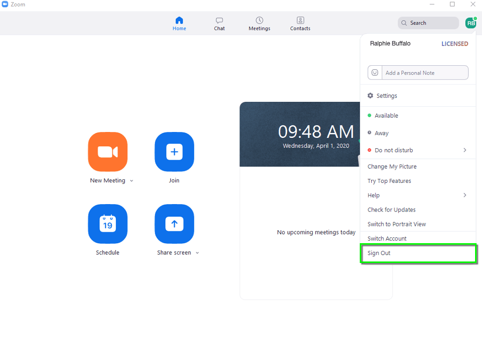 Zoom Add Domain Based Authentication to Scheduled Meetings Office