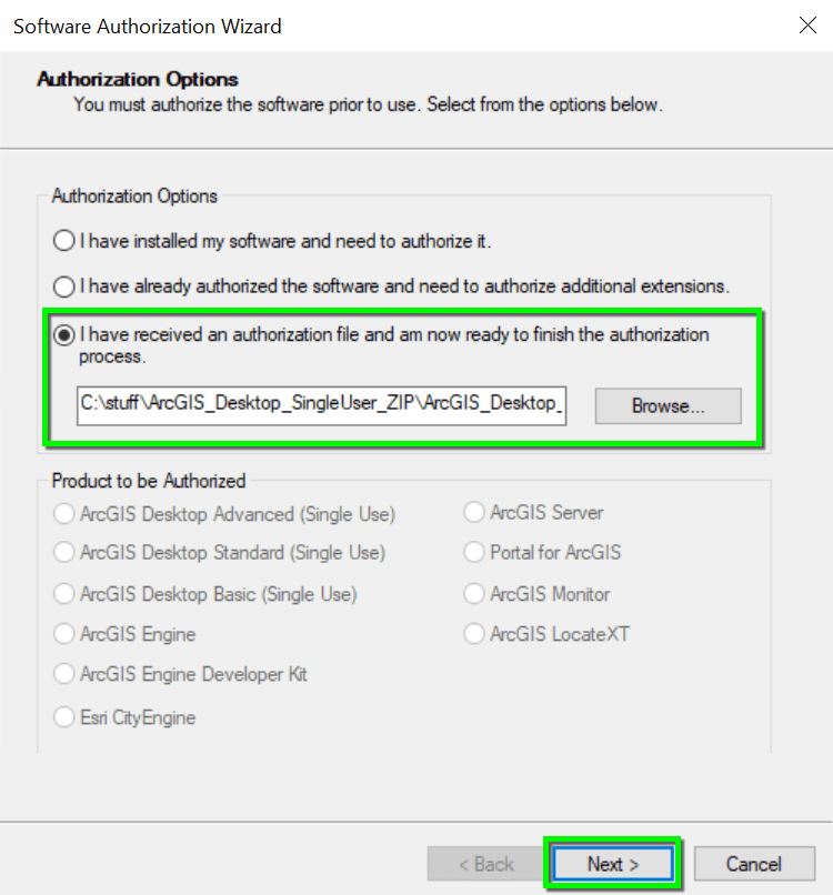ArcGIS Desktop Install & Authorize Office of Information Technology