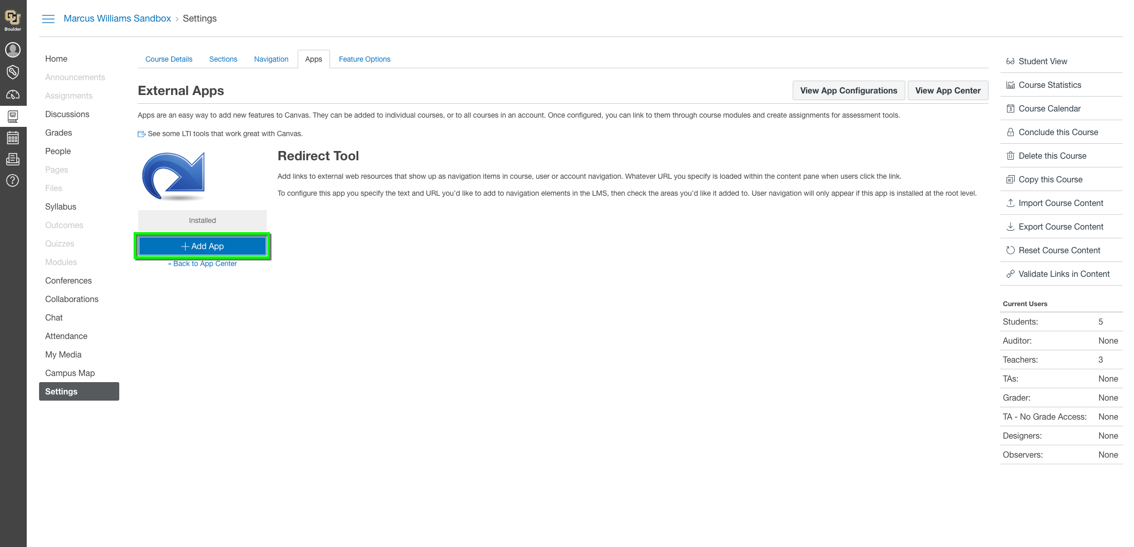 Canvas Add a Custom Link to the Course Navigation Bar Office of