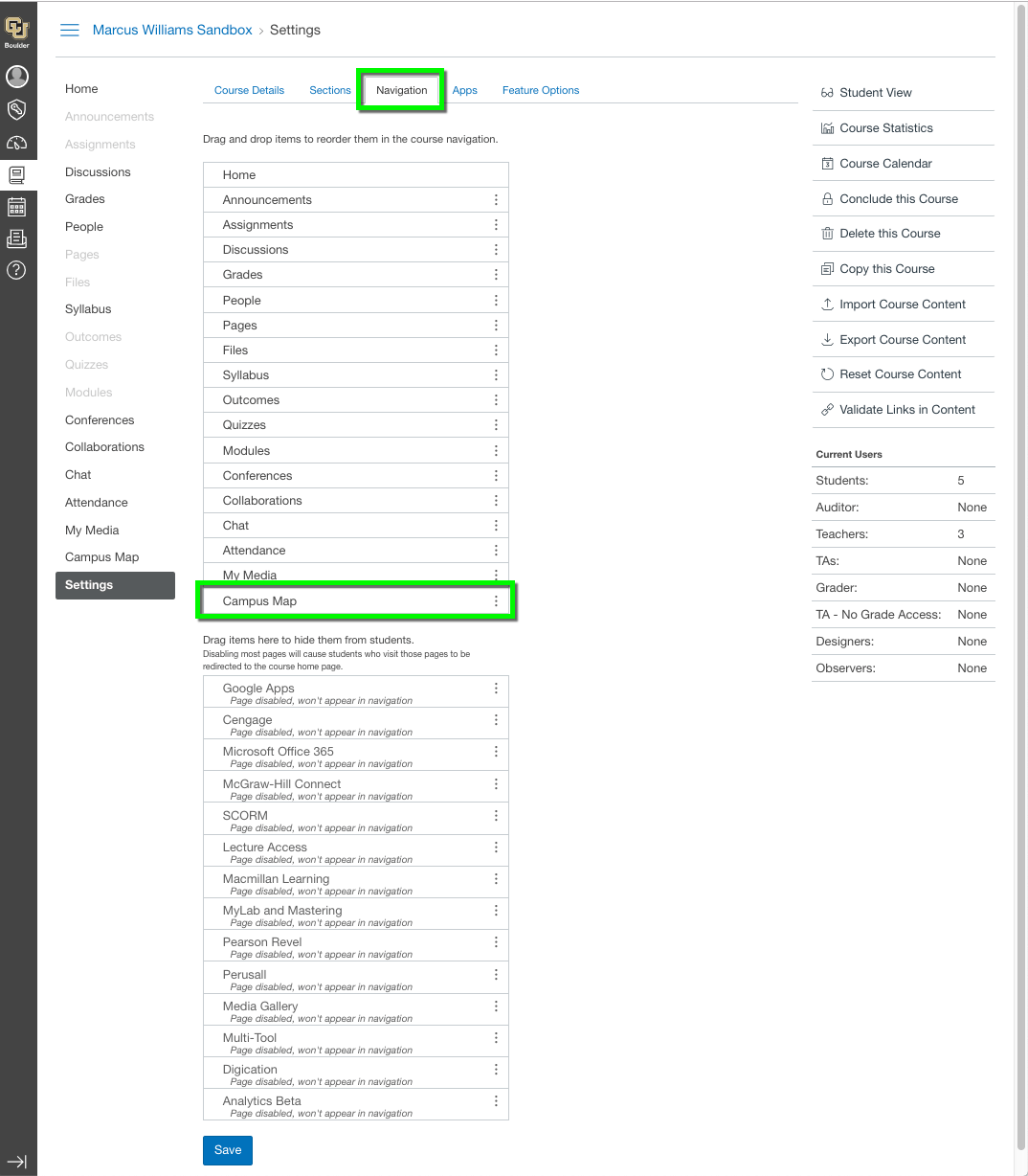Canvas Add a Custom Link to the Course Navigation Bar Office of
