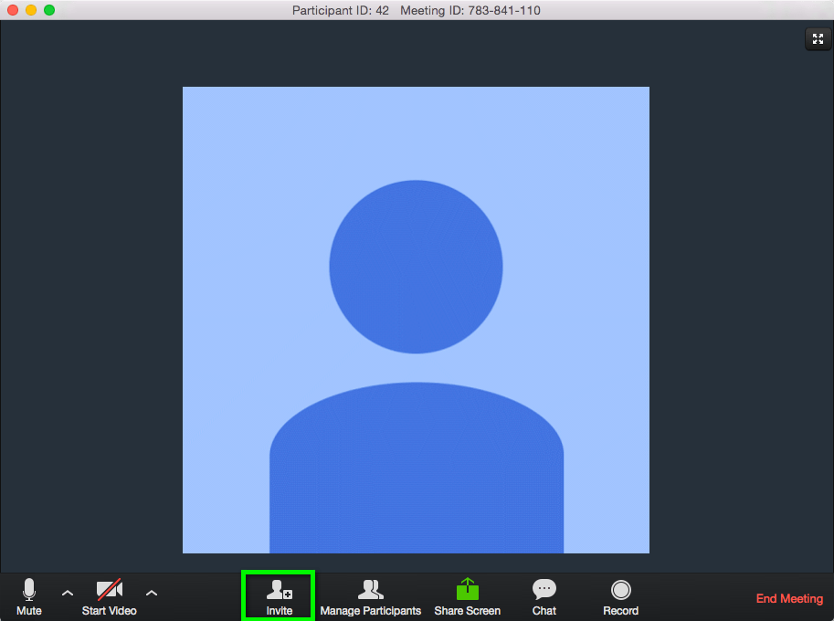 Zoom Host a Meeting and Invite Participants Office of Information