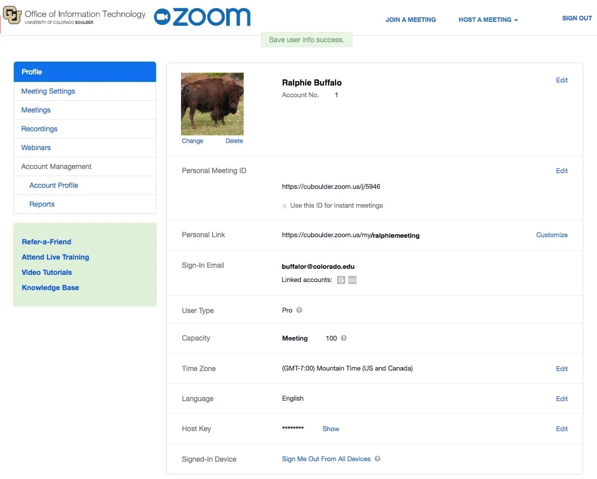 Zoom Customize Personal Meeting Link Office of Information Technology