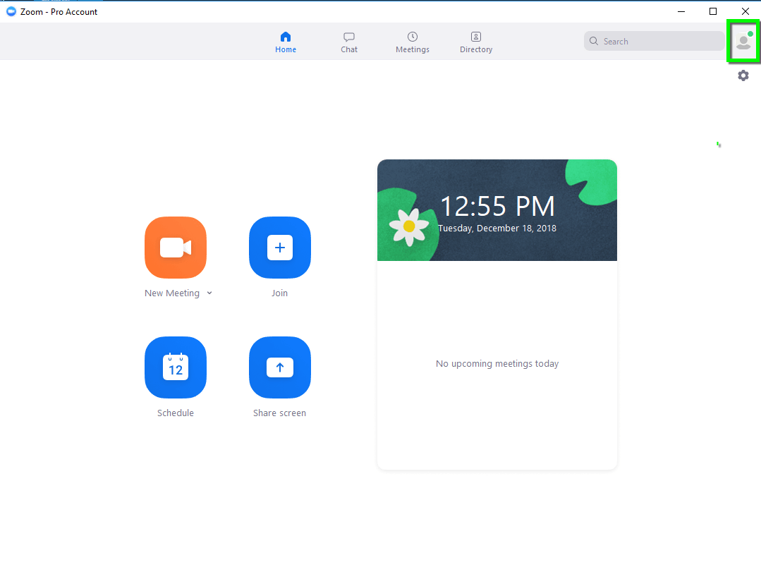 Zoom Switch Zoom Application to Smaller (Portrait) Layout Office of