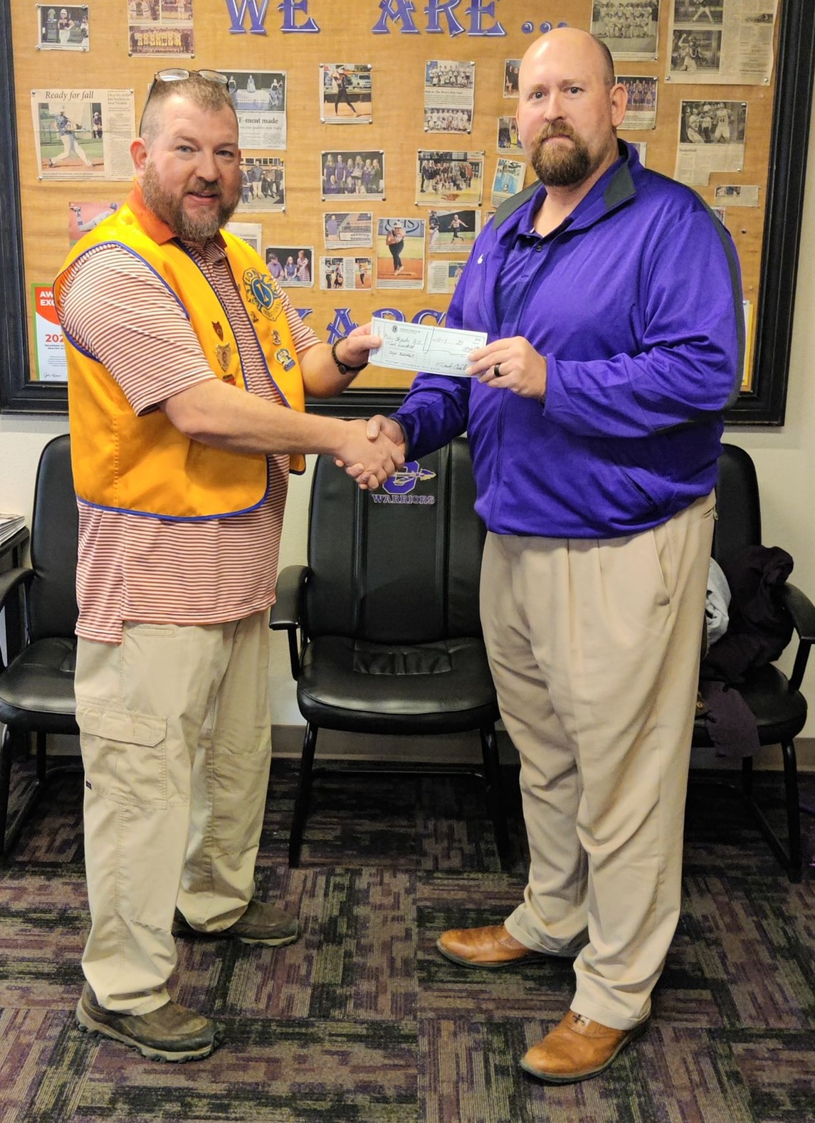 Okarche Lions raise money for schools Okarche Warrior