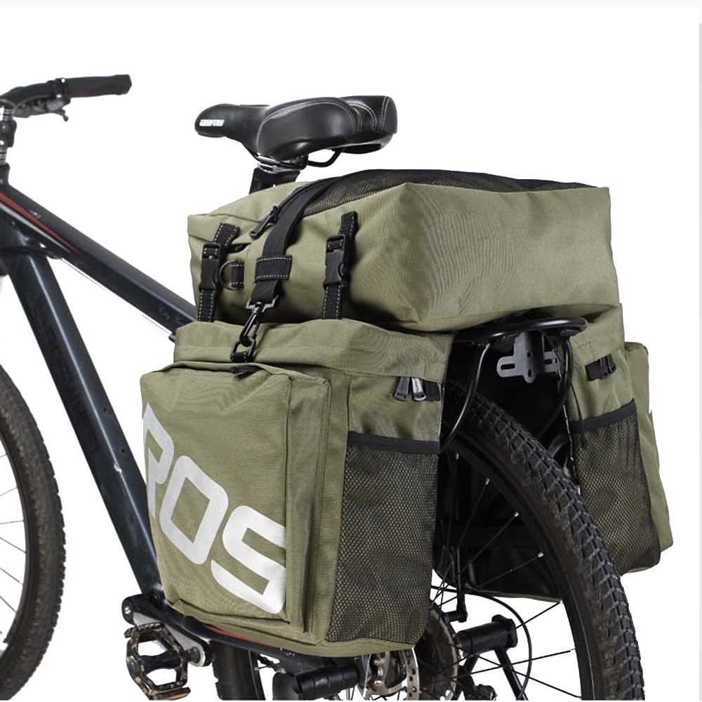 Sacoche vélo imperméable pour porte bagage 37l Okavago