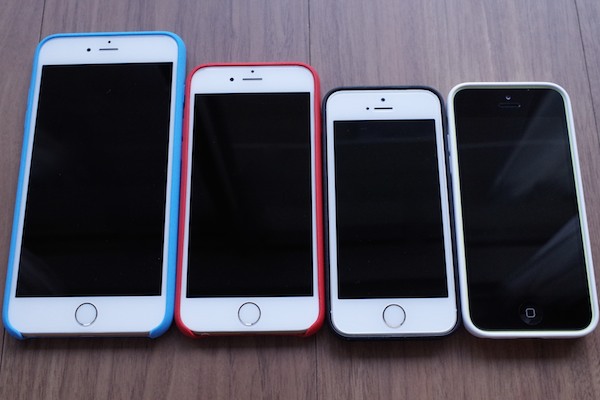 比較写真：iPhone 6・iPhone 6 Plusは他のiOSデバイスとどのぐらい大きさが異なるのか オーケーマック