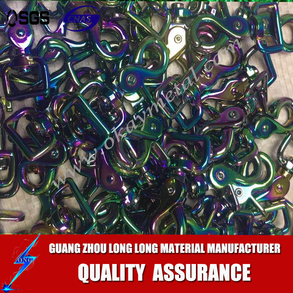 Rose Gold Dog Collar hardware Metal Quick Side Release Buckles For Dog