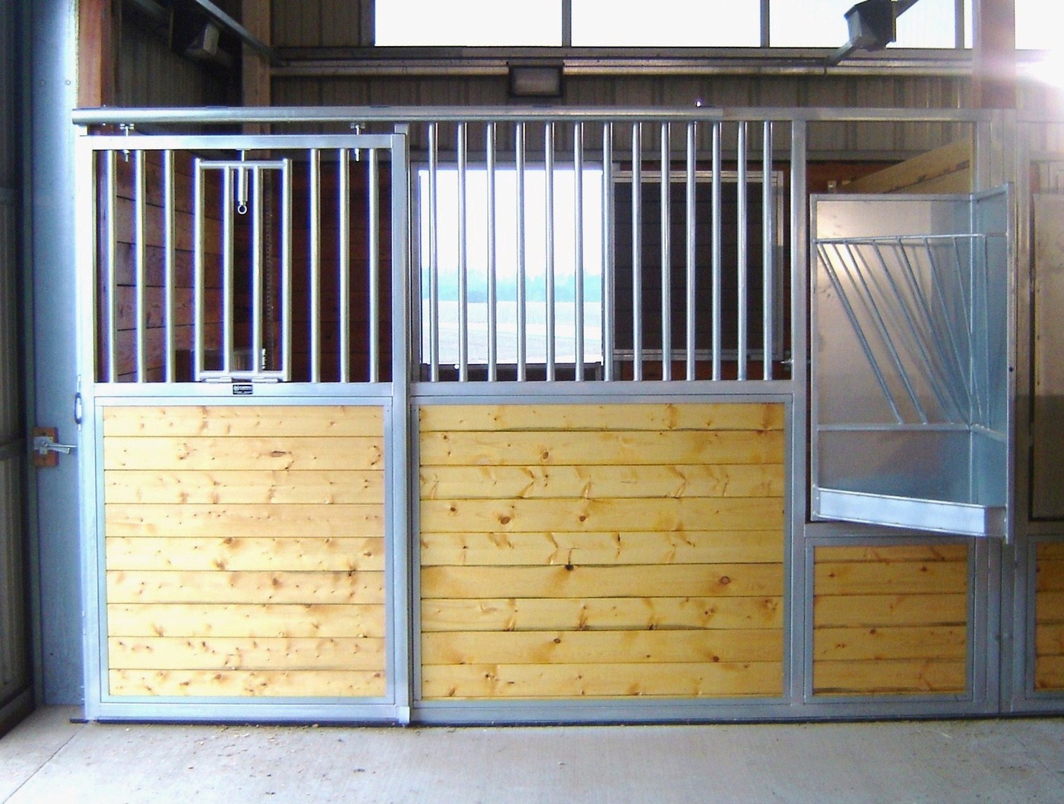 Horse Stall Fronts Custom Built Welding OK Corral & Stalls Horse