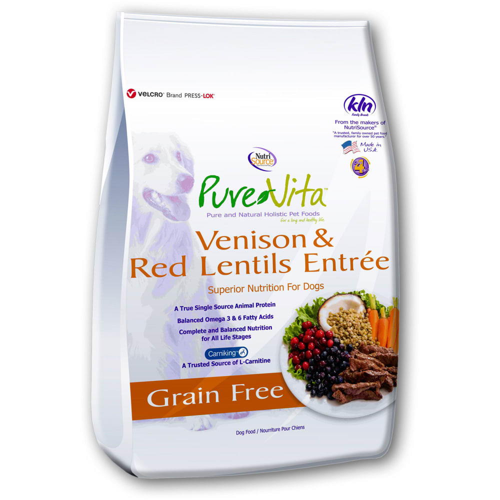 PureVita Venison Grain Free Dry Dog Food OK Feed & Pet Supply