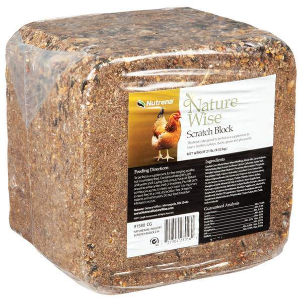 Nutrena Scratch Seed Block for Poultry & Wild Birds OK Feed & Pet Supply