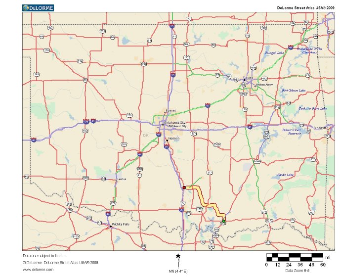 Oklahoma Highways Original Oklahoma Route 22