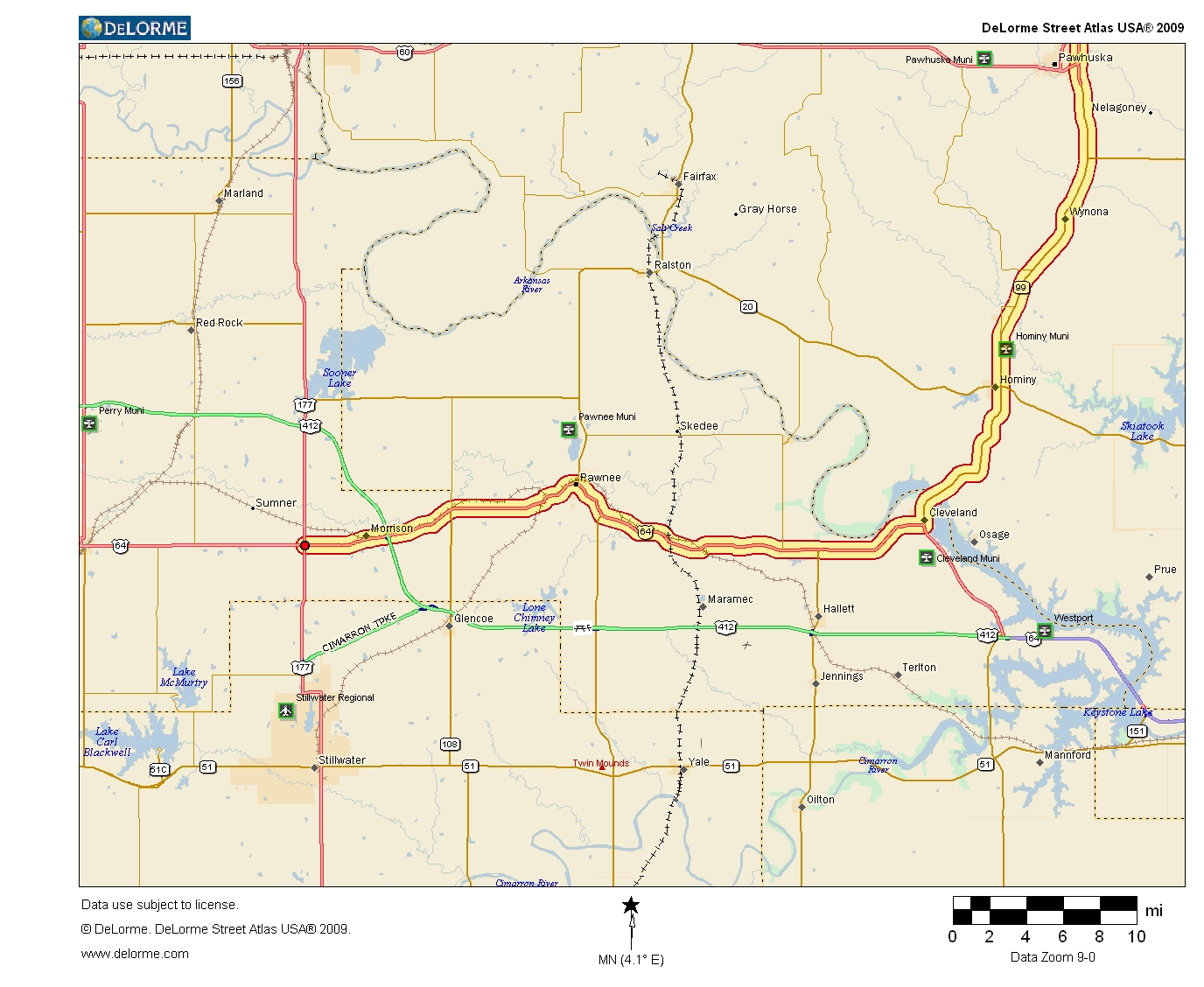 Oklahoma Highways Original Oklahoma Route 25