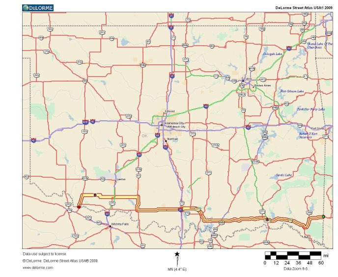 Oklahoma Highways Original Oklahoma Route 5