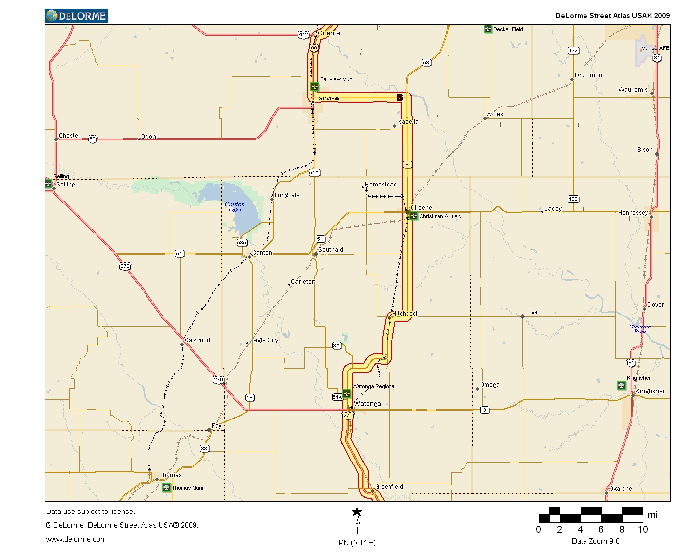Oklahoma Highways Original Oklahoma Route 8