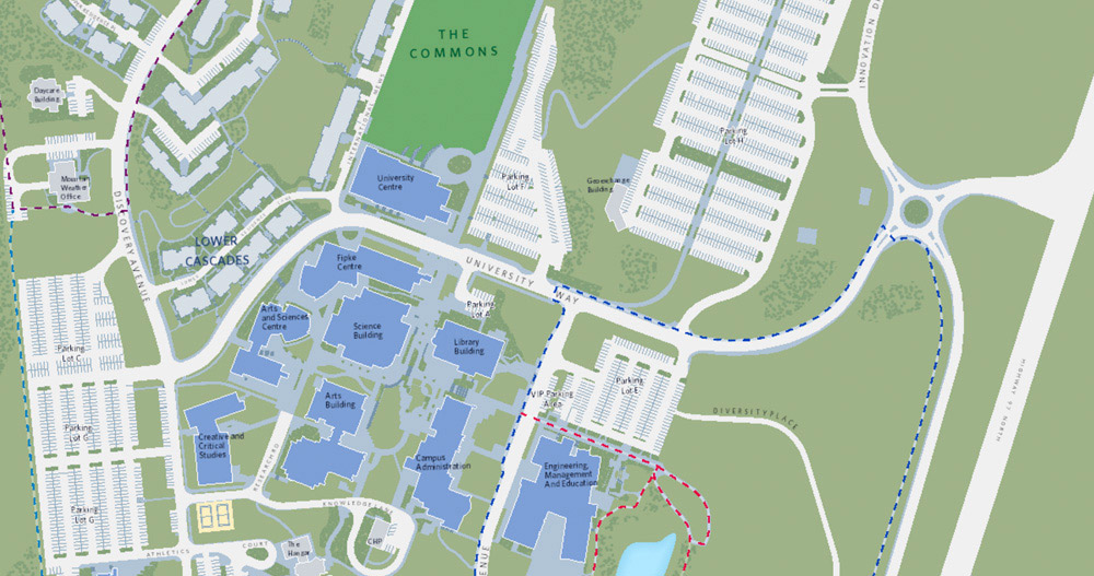 Ubc Kelowna Campus Map Maps, Direction & Tours UBC's Okanagan Campus