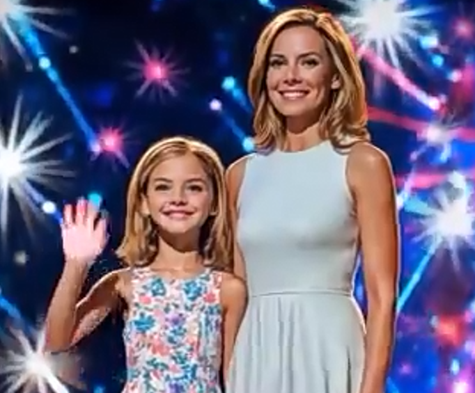 Mother and Daughter Duo Wow the AGT Audience — One of the Most(07)