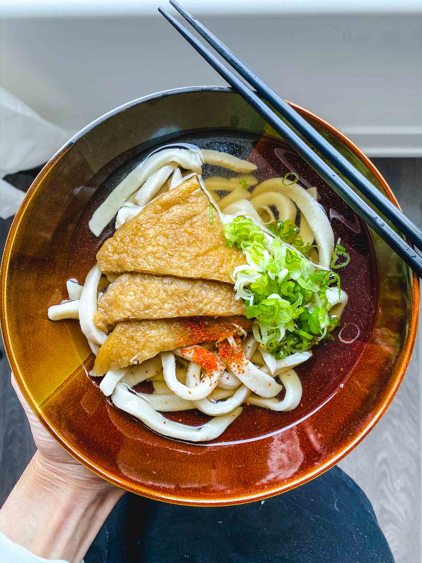 Kitsune Udon きつねうどん (Vegan) Okonomi Kitchen