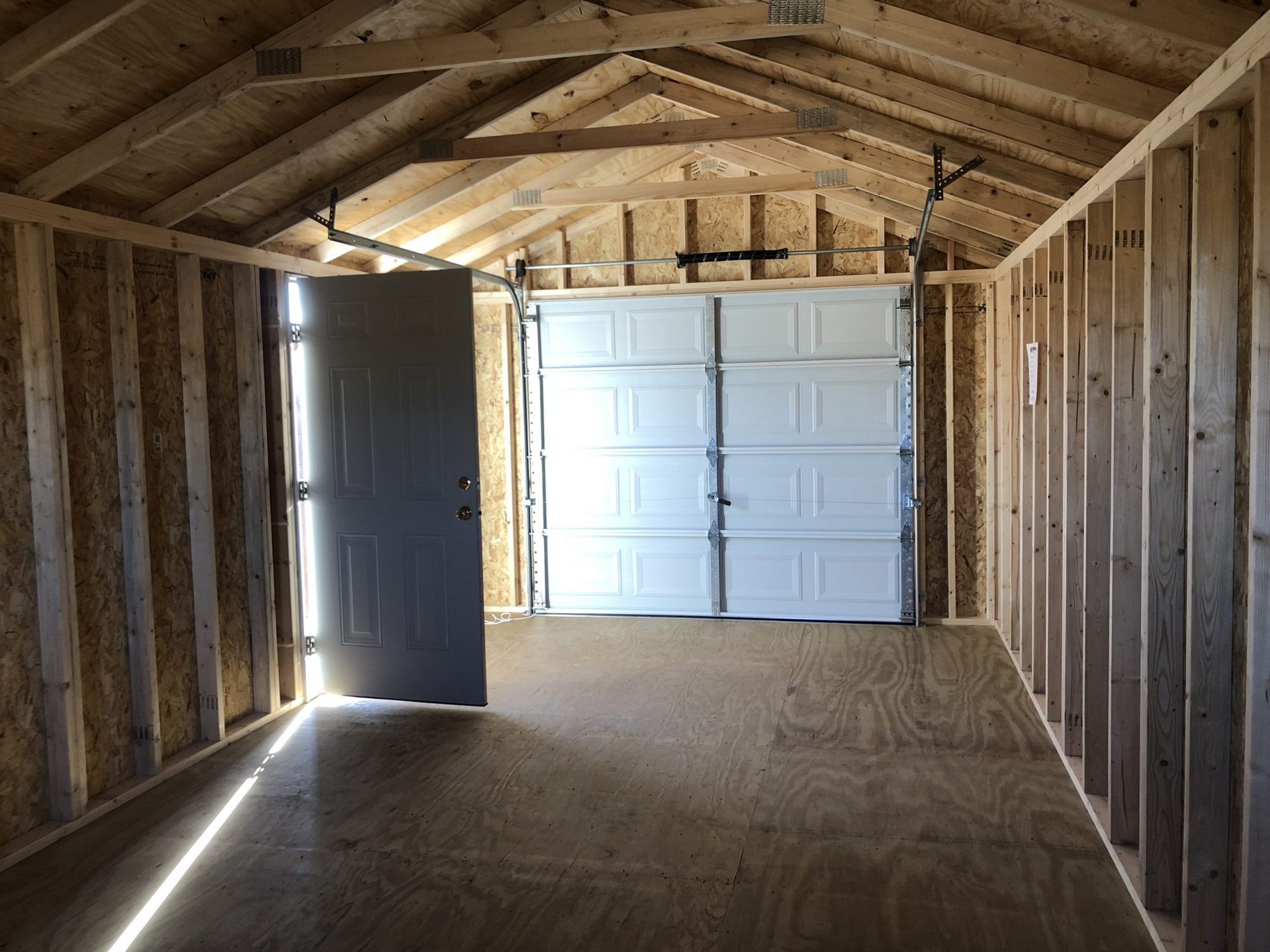 Portable Wood Garage Buildings for Sale in Oklahoma