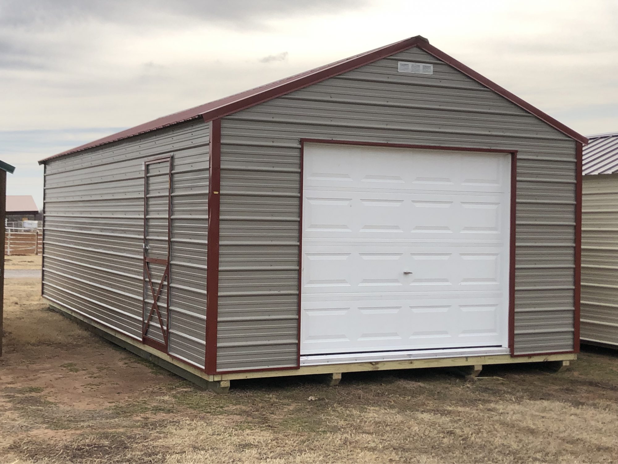 Detached Metal Garage Buildings for Sale in Oklahoma