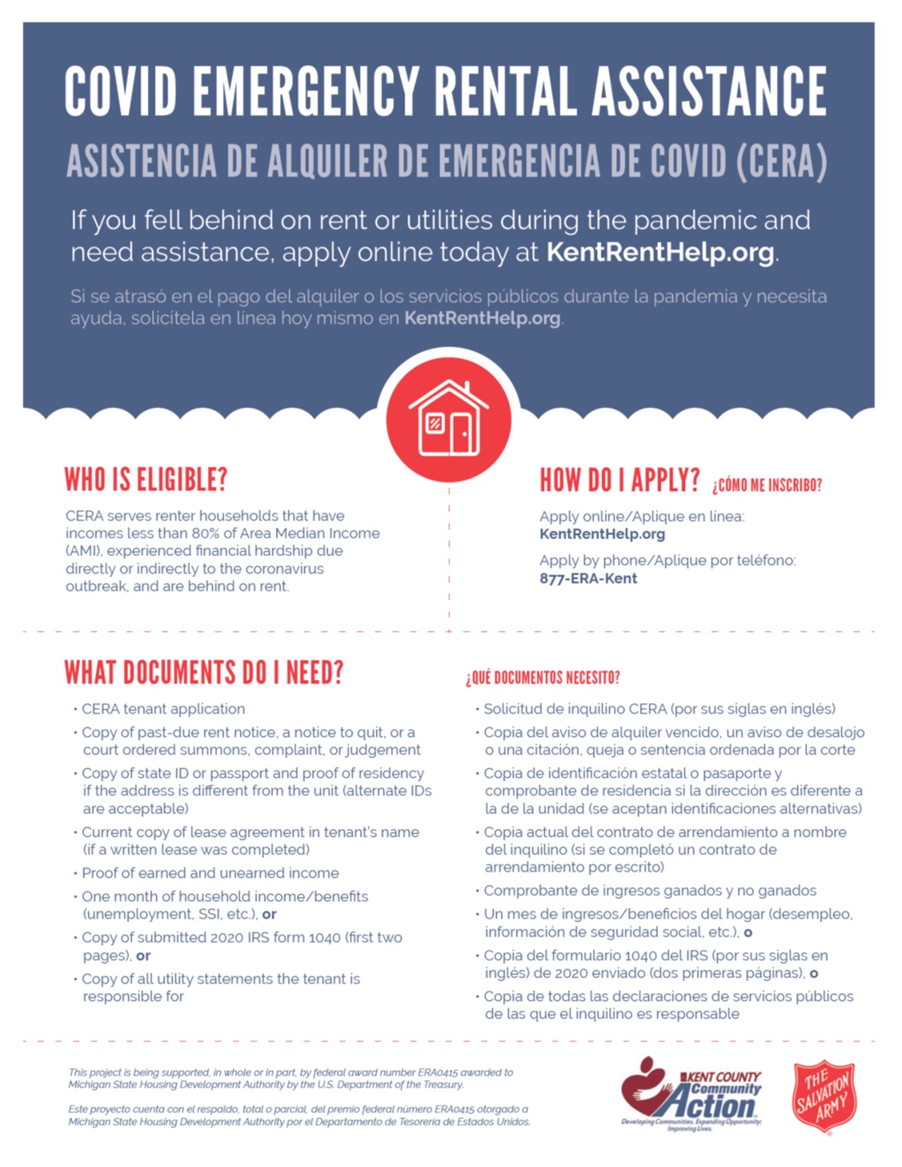 COVID19 Emergency Rental Assistance (CERA) Our Kitchen Table