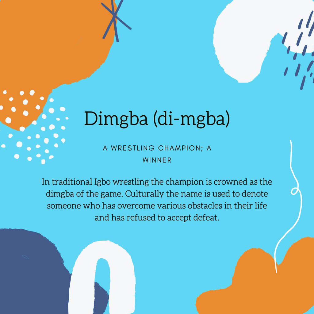 Unique and Igbo Names Okwu ID