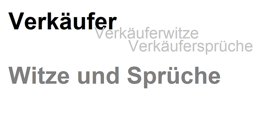 Verkäuferwitze Und Verkäufersprüche: Okze 1000