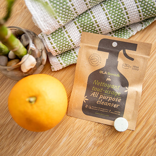 Allpurpose Cleaning Tablet for Ecofriendly Cleaning OLA Bamboo
