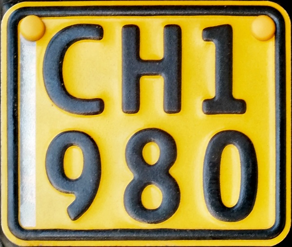 Olav's Danish license plates. (Text only version page 1). Number plates