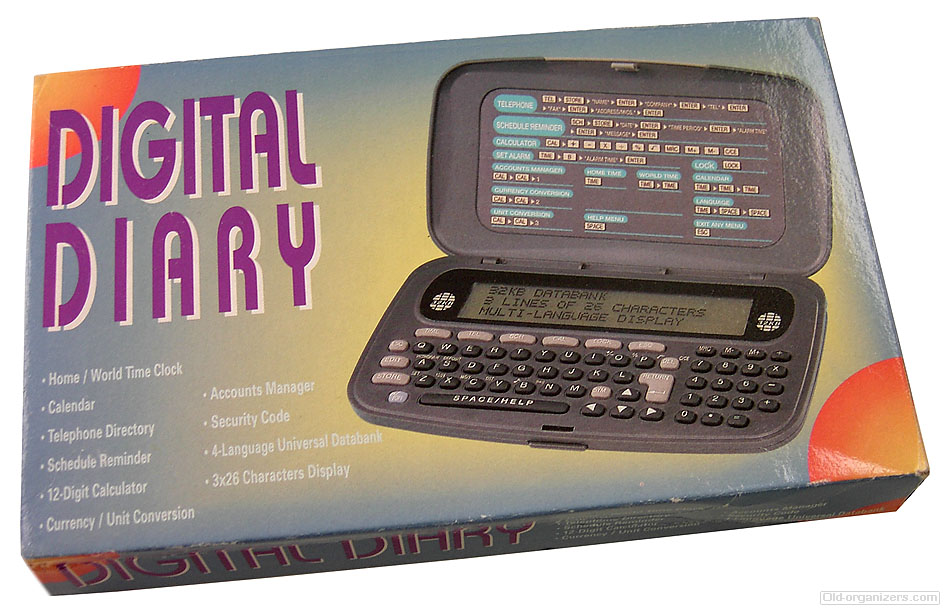 Old Organizers Collection Noname models, Digital diary 2