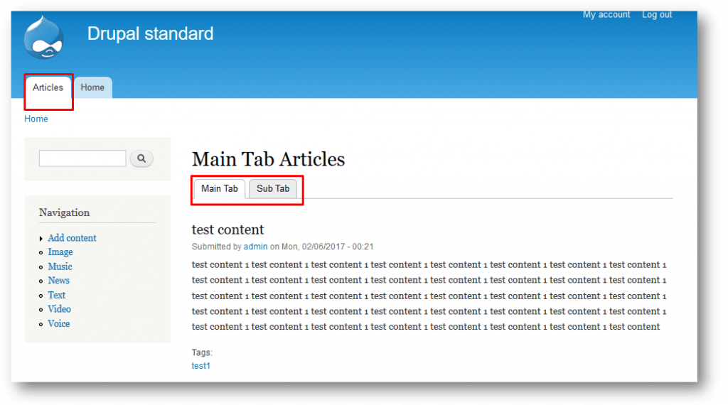 分かりずらいDrupalでのViewsにあるMenu Tabの利用 古松