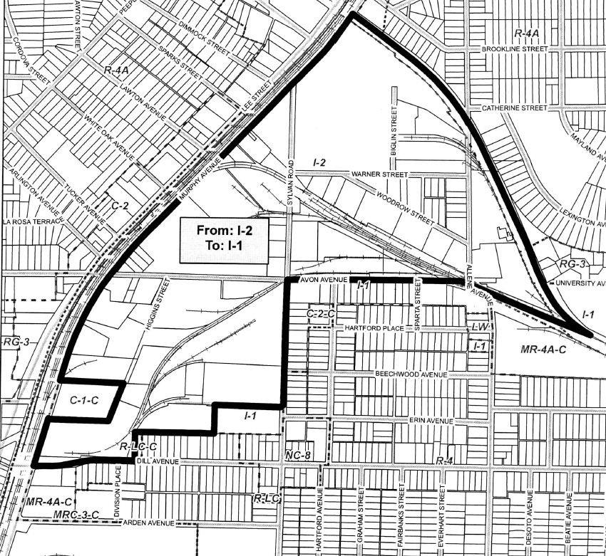 Rezoning the Murphy Triangle on the Beltline Corridor to I1 Light
