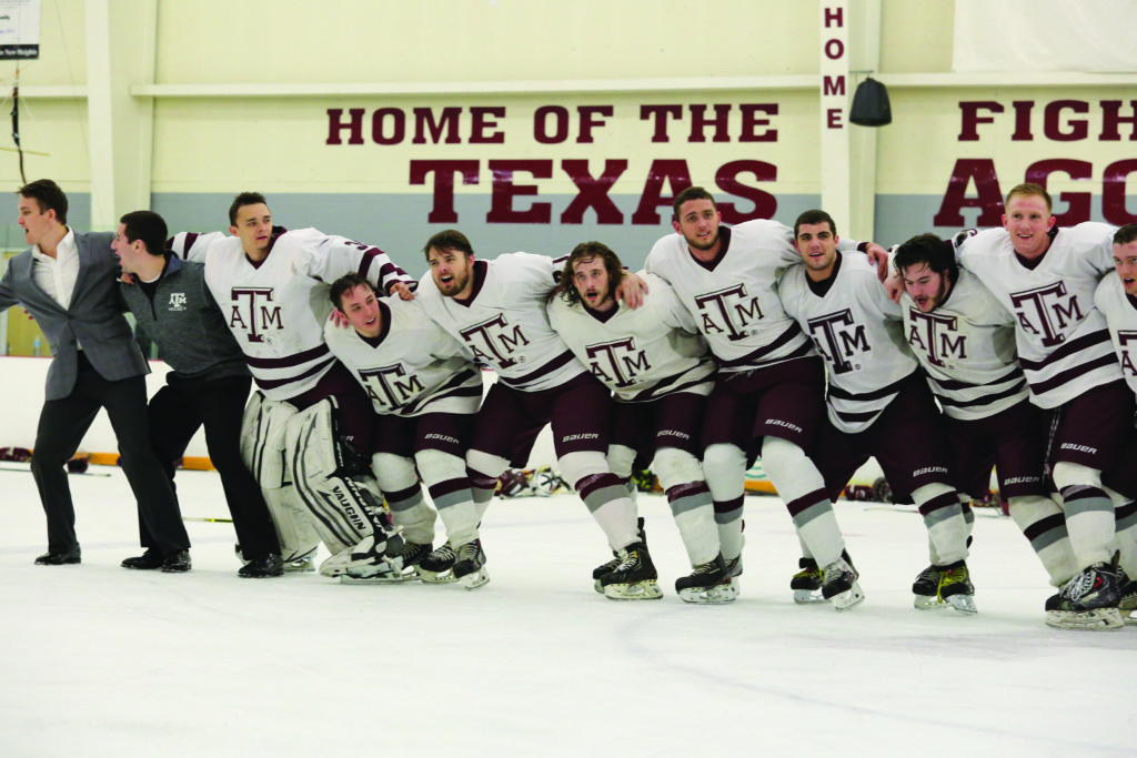Texas A&M Hockey vs. University of Texas Spirit Ice Arena Maroon Weekly