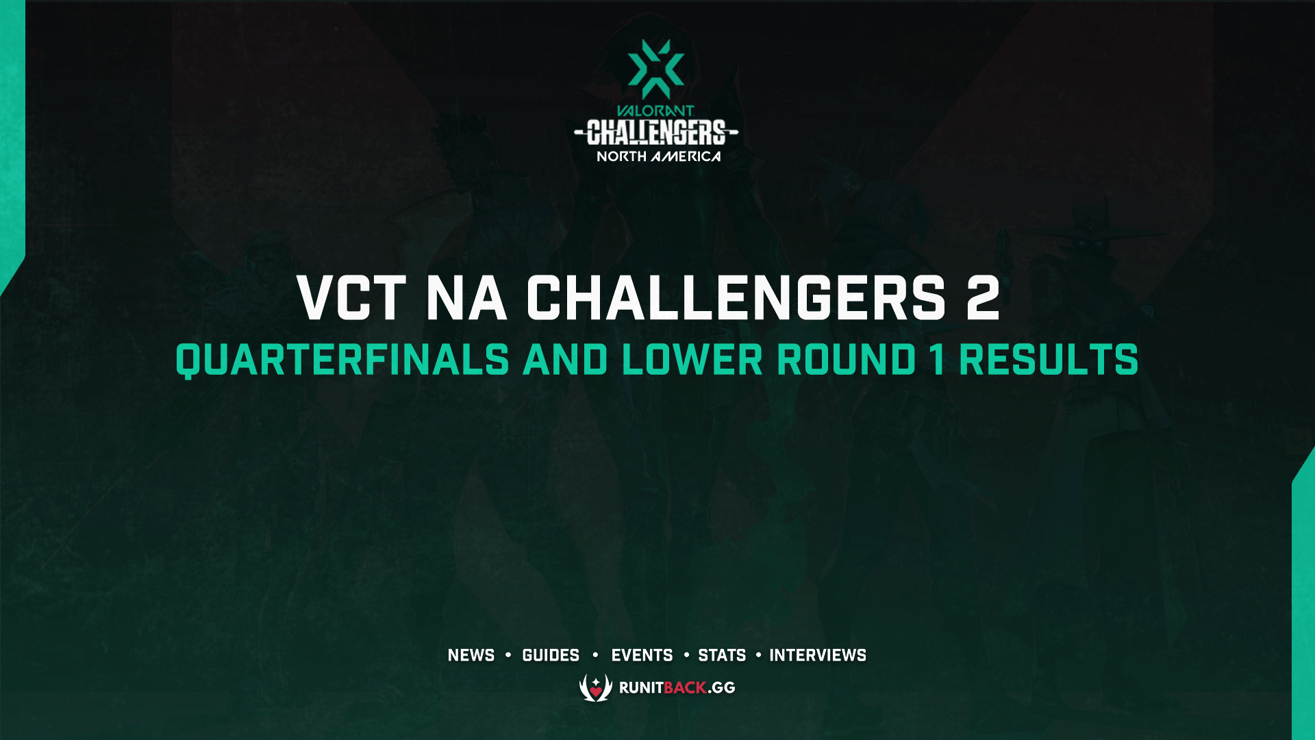 VCT NA Challengers 2 Main Event Upper Quarterfinals and Lower Round 1