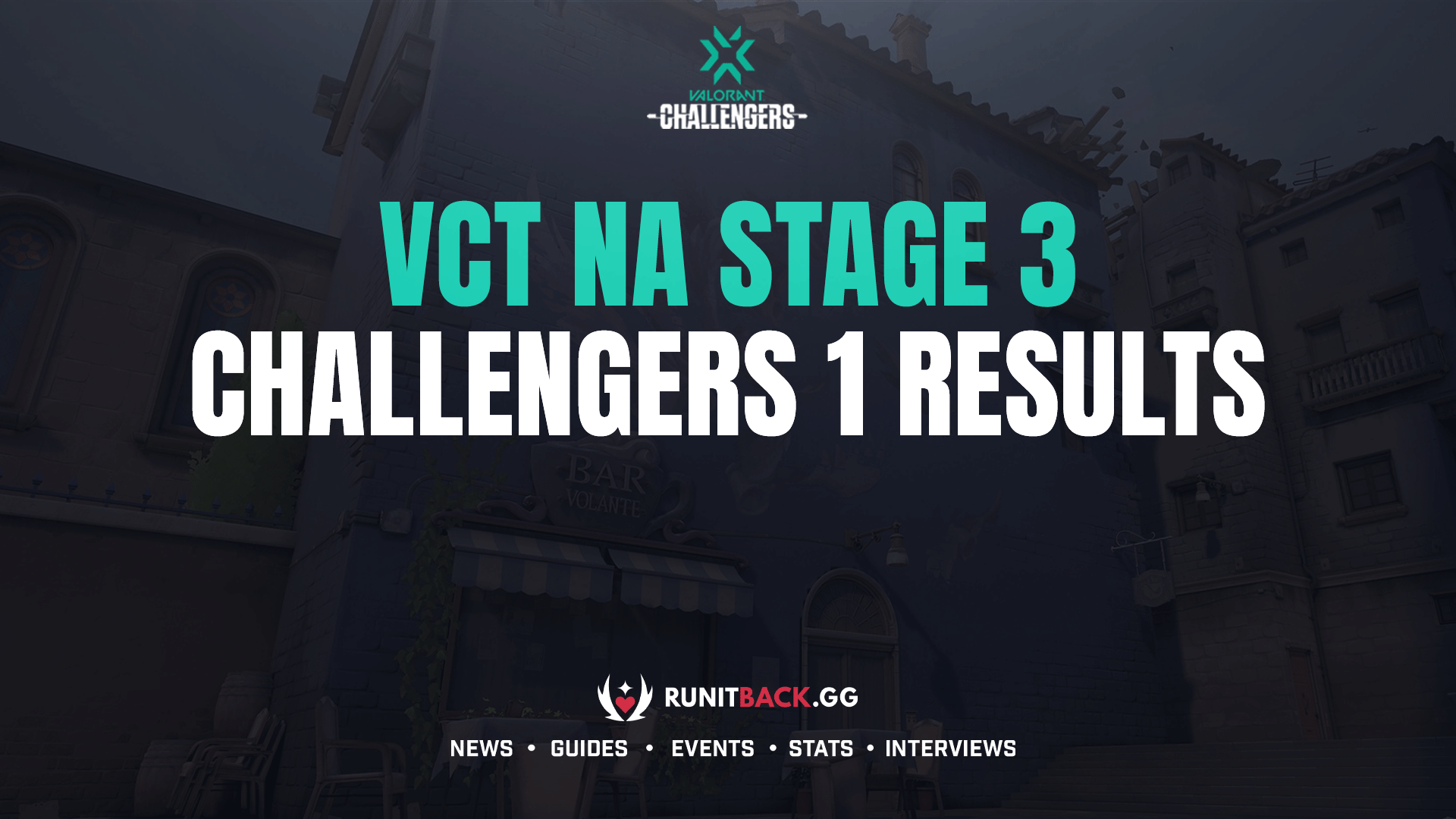 VCT NA Stage 3 Challengers 1 Main Event Results
